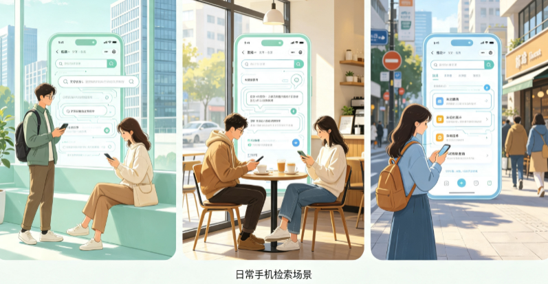 集贤县普通人日常手机使用场景拆解：GEO 与 AI 优化如何改变信息检索体验